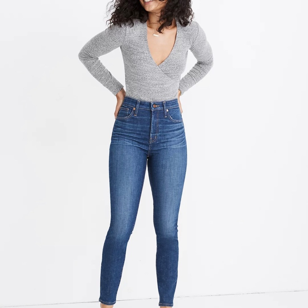 Madewell high rise skinny jeans